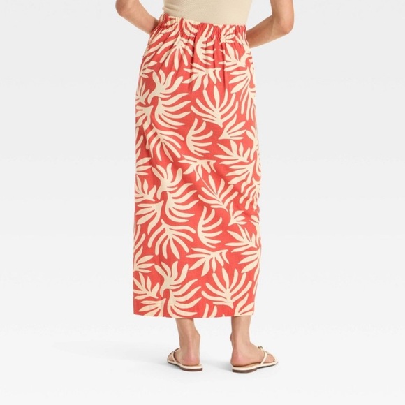 Ankle A-Line Skirt from A New Day in a Rust Color - NWT szL - Picture 3 of 6